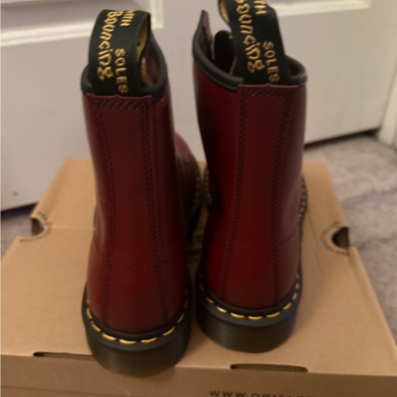 Dr. Martens Cherry Red Boots - Picture 3 of 5